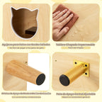 Gabinete Para Caja De Arena De Gatos Tabla De Rascar Casa De Gatos De Interior 108 X 50 X 60 Cm