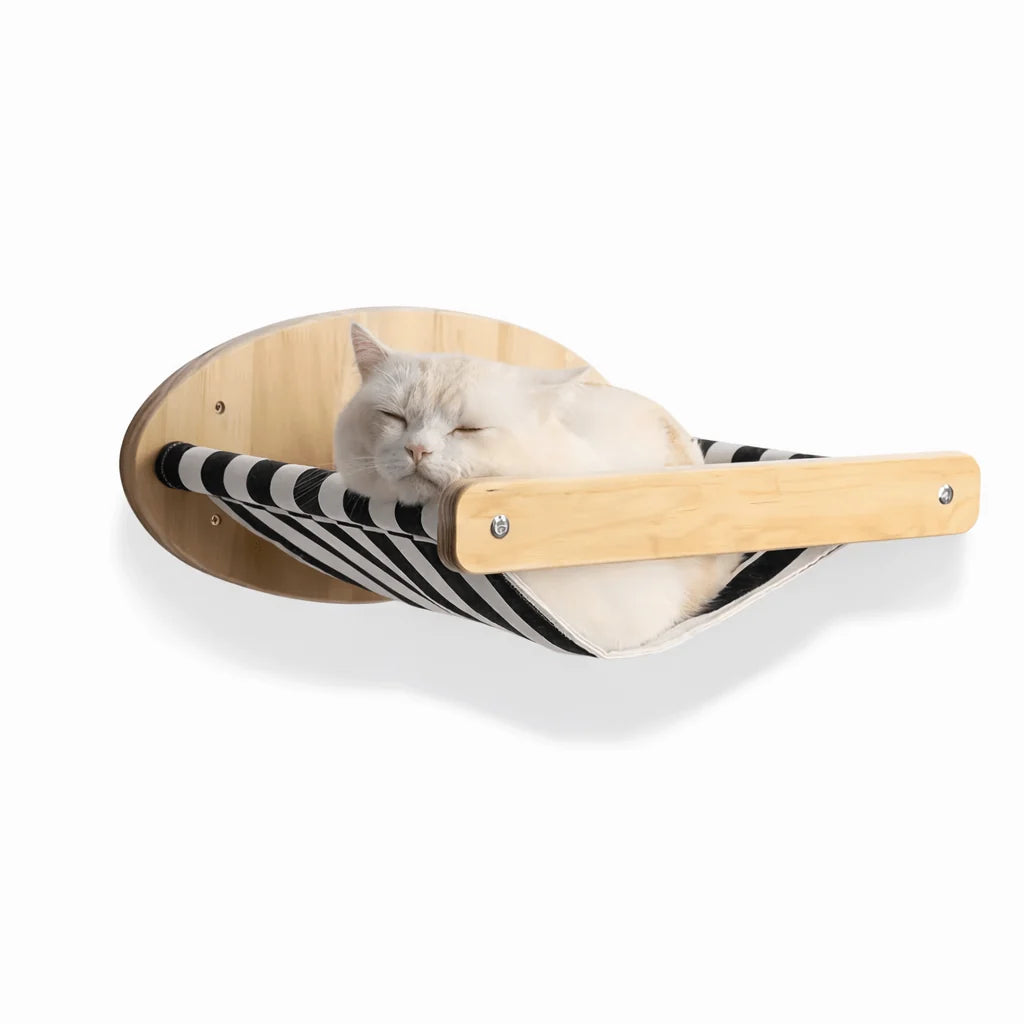 Striped Cat Hammock - Sweetypaws Catwall Elements