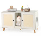 Gabinete Para Caja De Arena De Gatos Tabla De Rascar Casa De Gatos De Interior 108 X 50 X 60 Cm