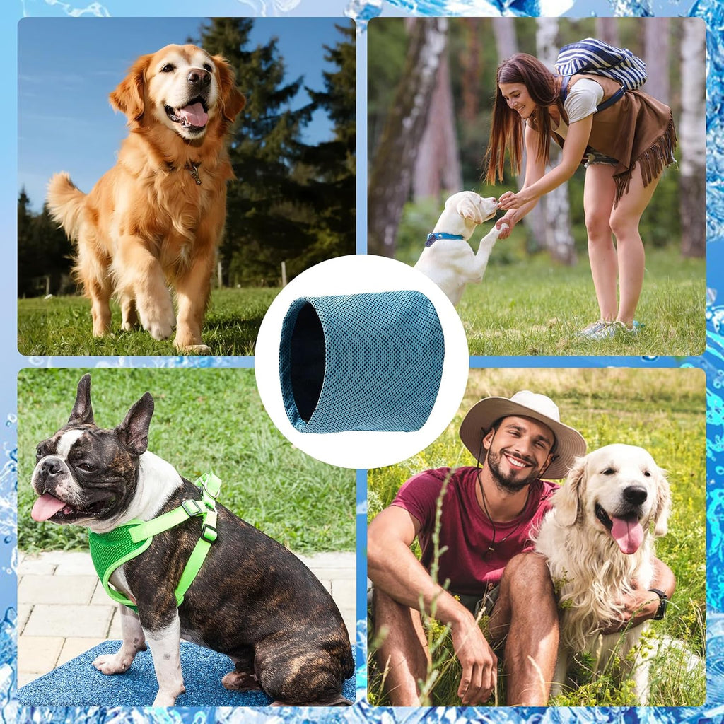 Collar Refrigerante Para Perros, Pañuelos De Cuello Para Perros, Transpirable, Disipación De Calor, Bandana Refrescante Para Perros, Bufanda De Refrigeración Instantánea Para Mascotas De Verano