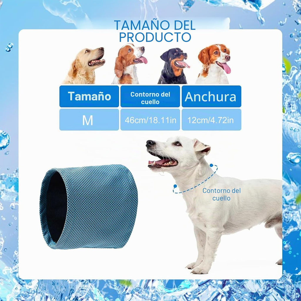 Collar Refrigerante Para Perros, Pañuelos De Cuello Para Perros, Transpirable, Disipación De Calor, Bandana Refrescante Para Perros, Bufanda De Refrigeración Instantánea Para Mascotas De Verano