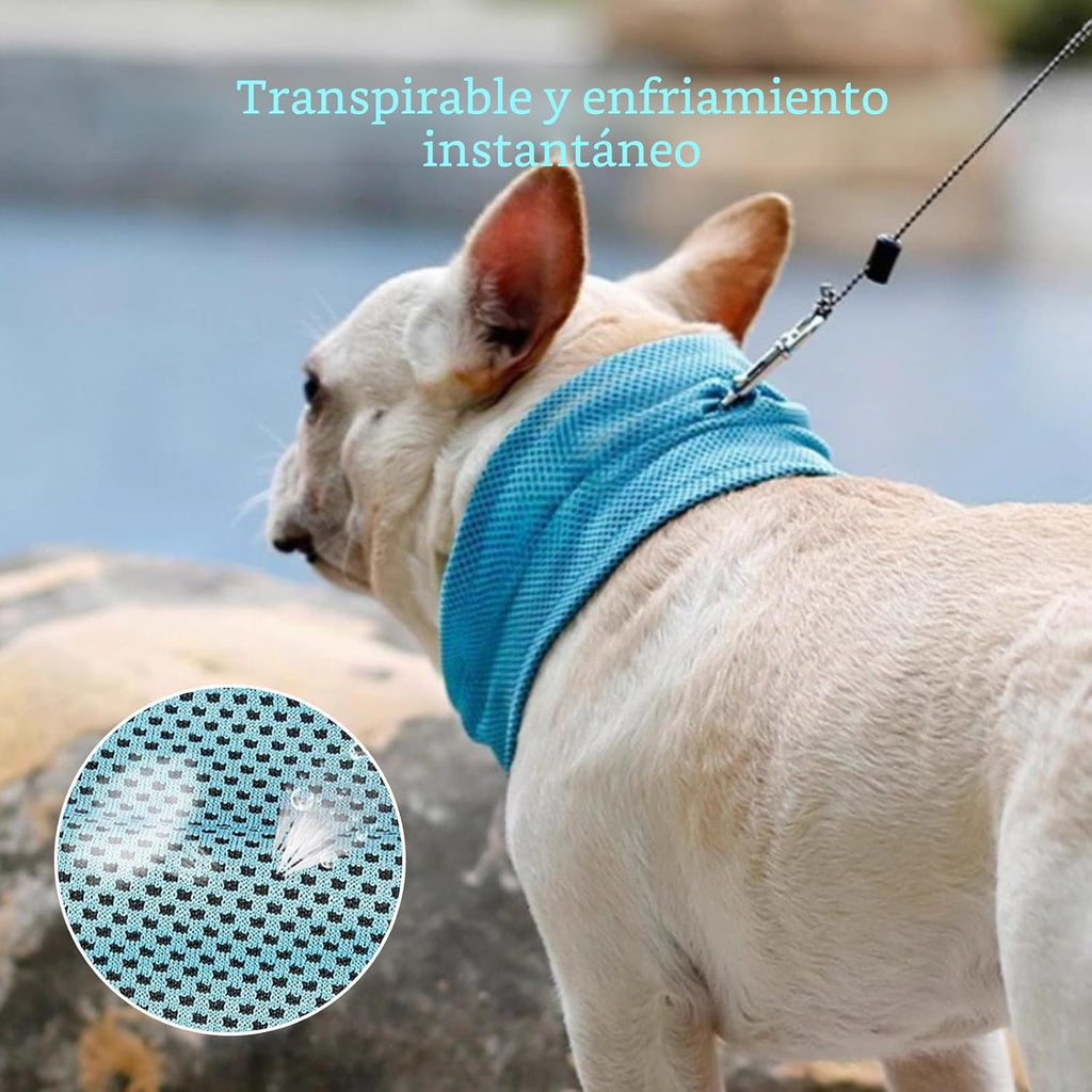 Collar Refrigerante Para Perros, Pañuelos De Cuello Para Perros, Transpirable, Disipación De Calor, Bandana Refrescante Para Perros, Bufanda De Refrigeración Instantánea Para Mascotas De Verano