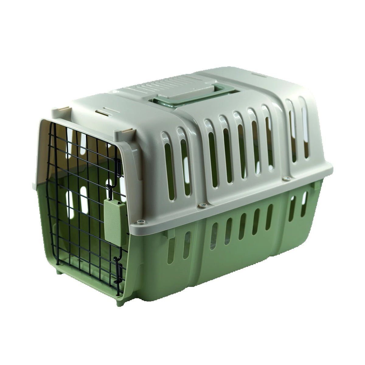 Small Dog Cat Carrier, Portable and Breathable Pet Carrier, Plastic Carrier for Dogs 2 Sizes