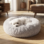 Cama Tipo Donut Para Perros Y Gatos (50 x 50 x 20 cm)
