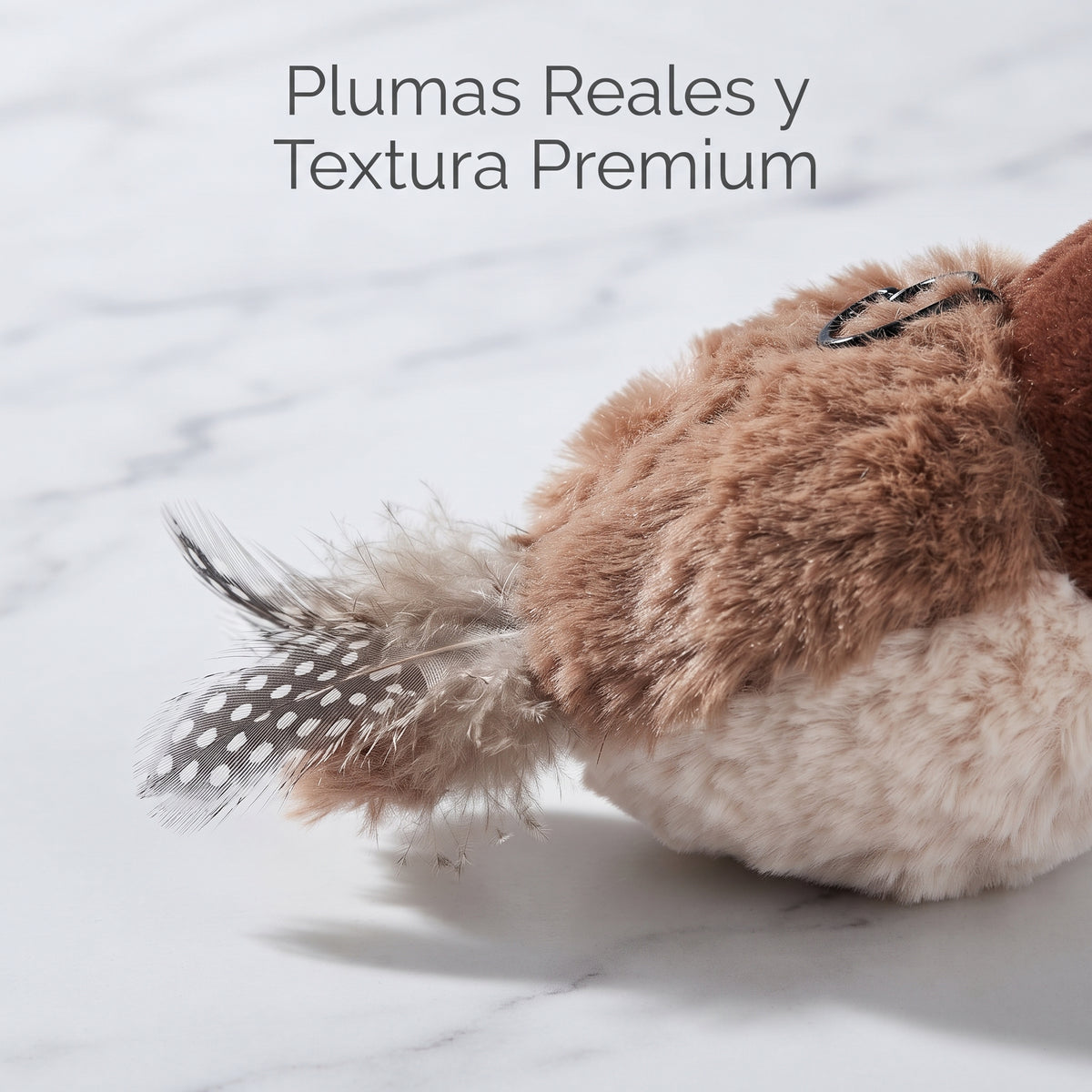 Pájaro Aleteador Interactivo con Catnip y Sonido para Gatos – Recargable por USB