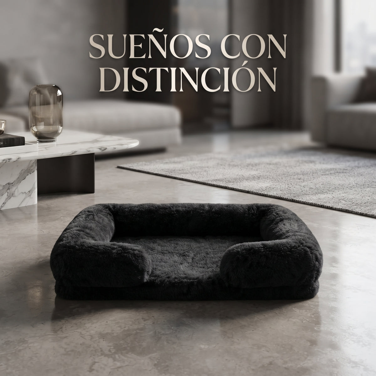 Cama Ortopédica Calmante CloudBed Ortho Plush para Perros