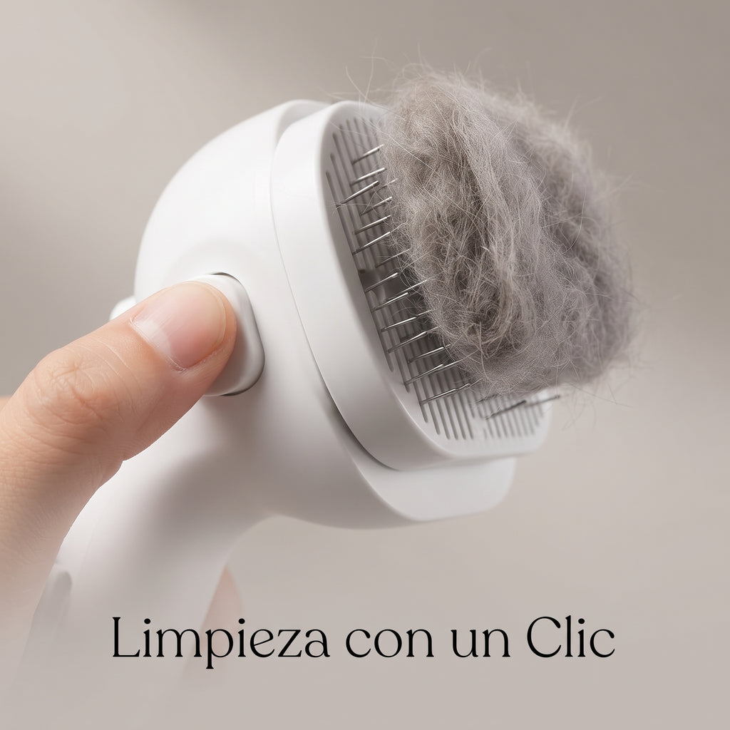 Cepillo de Vapor con Spray y Desenredado para Mascotas