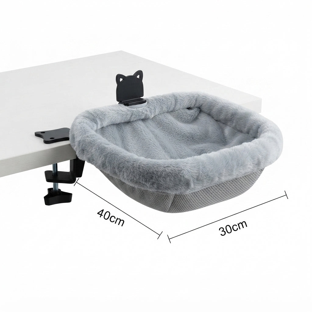 Cama Plegable de Escritorio para Gatos - Hamaca Ahorra Espacio