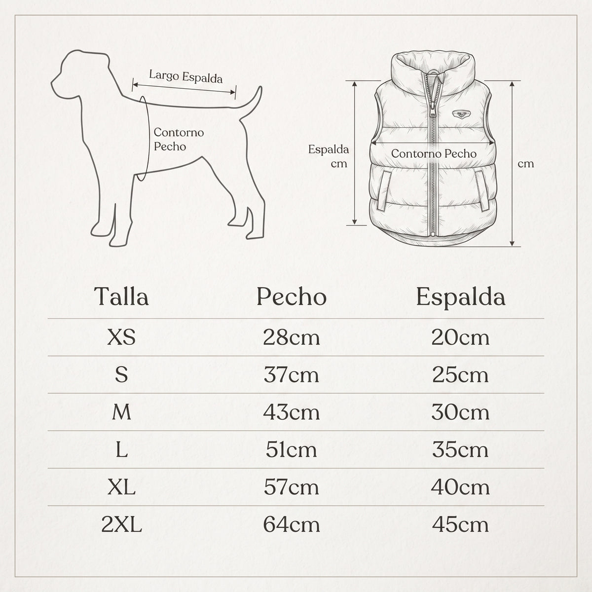 Chaleco Acolchado Térmico para Perros y Gatos con Arnés Integrado – Chaqueta Impermeable de Invierno sin Mangas