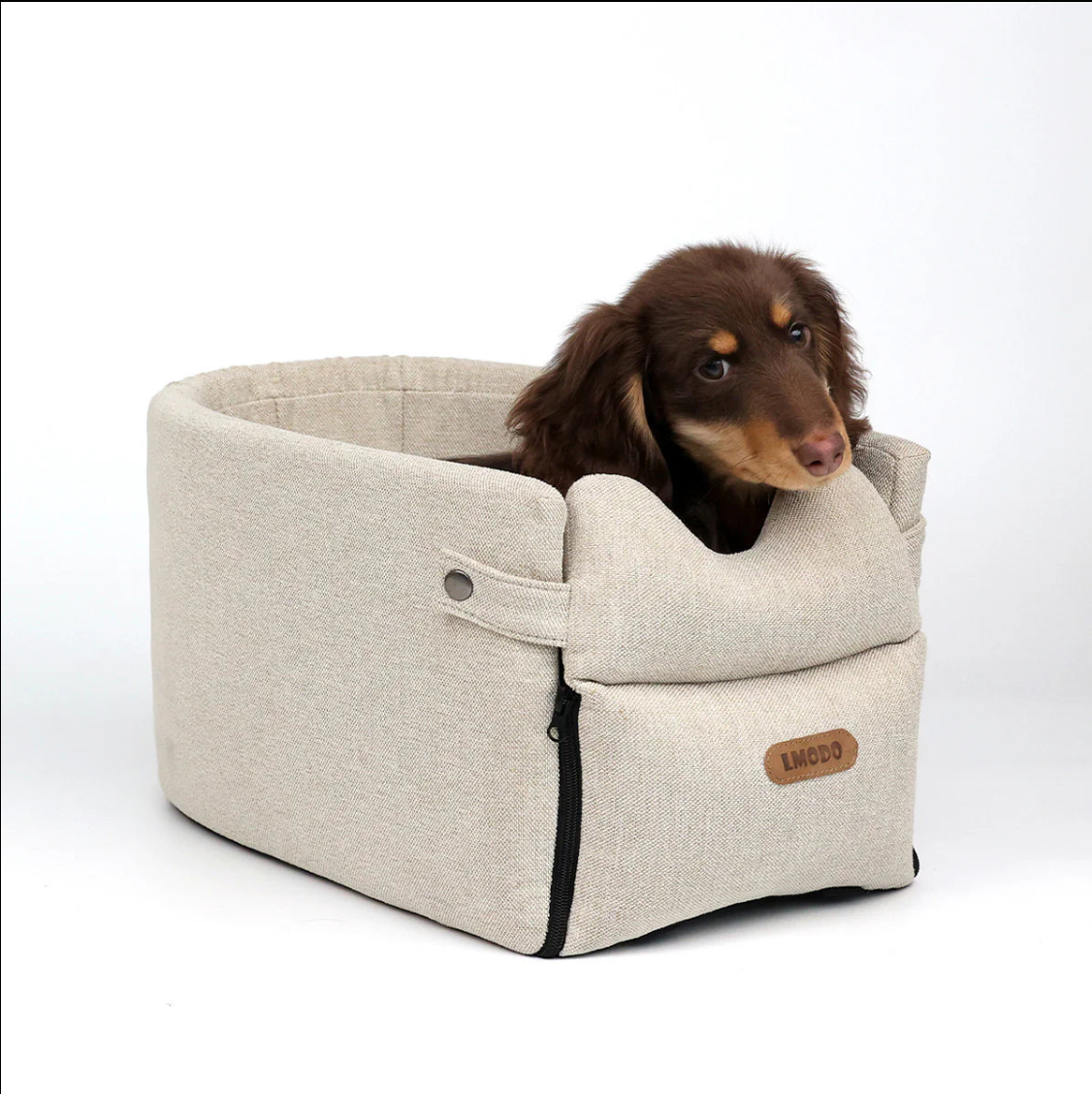 Asiento de Coche para Perros y Gatos para Consola Central | Cama de Viaje Portátil y Segura