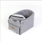 Asiento de Coche para Perros y Gatos para Consola Central | Cama de Viaje Portátil y Segura
