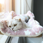 Hamaca Colgante de Ventana para Gatos | Cama Flotante y Asiento de Sol (Soporta hasta 20 kg)