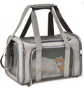 Bolsa de Transporte Homologada para Mascotas – Transportín Transpirable para Perros y Gatos (Cabina de Avión, Tren y Coche)