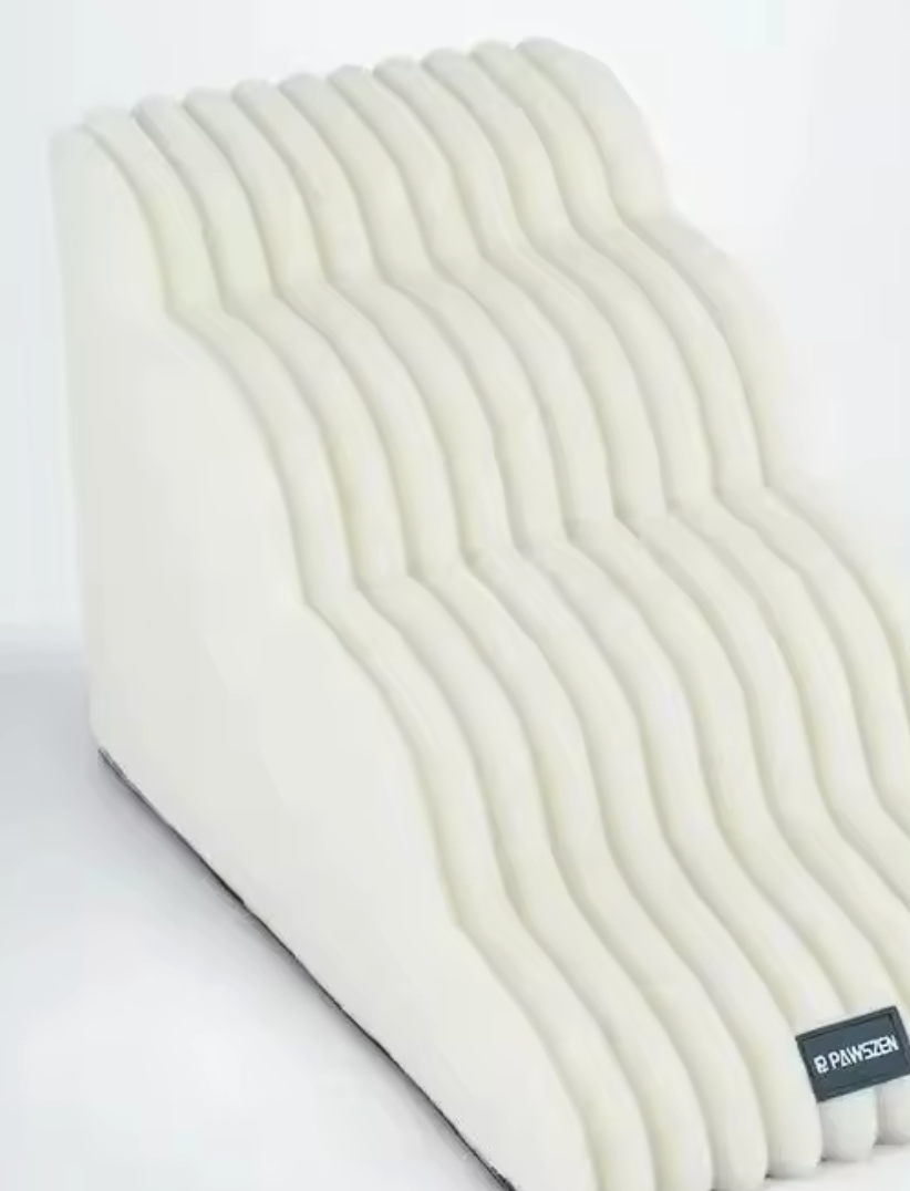 Escalera Rampa de Espuma Ortopédica para Mascotas – Escalones Antideslizantes para Sofás y Camas Altas