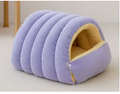 Cama Cueva Térmica de Pana para Gatos y Perros Pequeños – Nido Acolchado Antiansiedad con Cojín Extraíble y Lavable