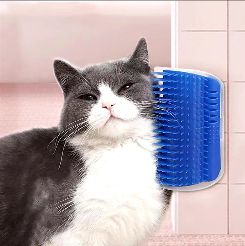 Cepillo de Esquina para Gatos: El Mejor Masajeador y Rascador de Pared para tu Mascota