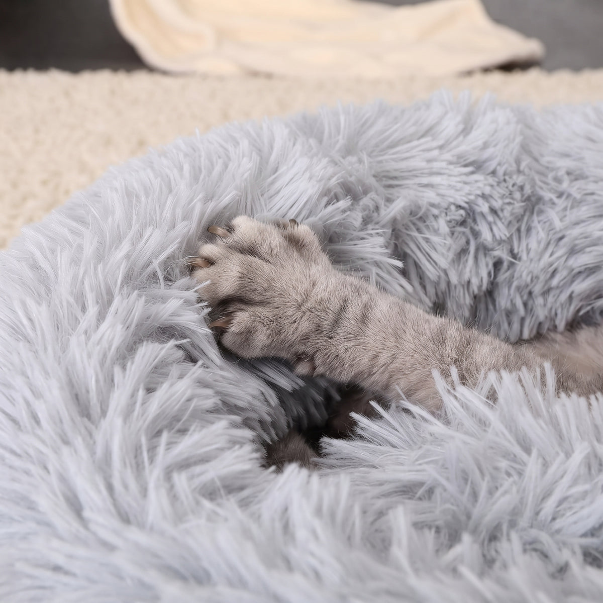 Cama Tipo Donut Para Perros Y Gatos (50 x 50 x 20 cm)
