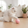 Pelota Interactiva Inteligente para Gatos – Juguete Rodante Automático con Sensor de Obstáculos y Recarga USB