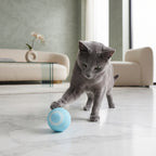 Pelota Interactiva Inteligente para Gatos – Juguete Rodante Automático con Sensor de Obstáculos y Recarga USB