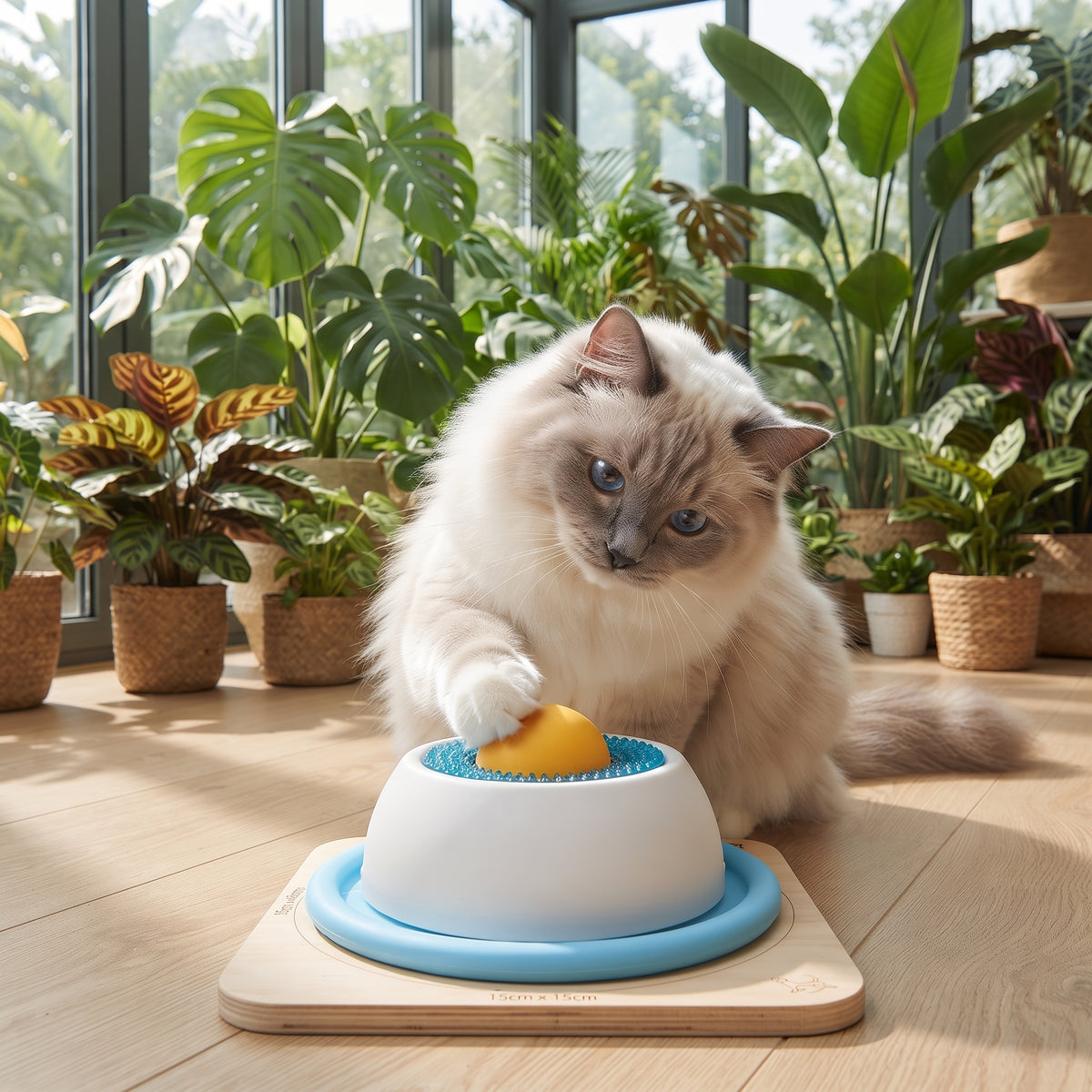 Rompecabezas Interactivo Dispensador de Chuches para Gatos