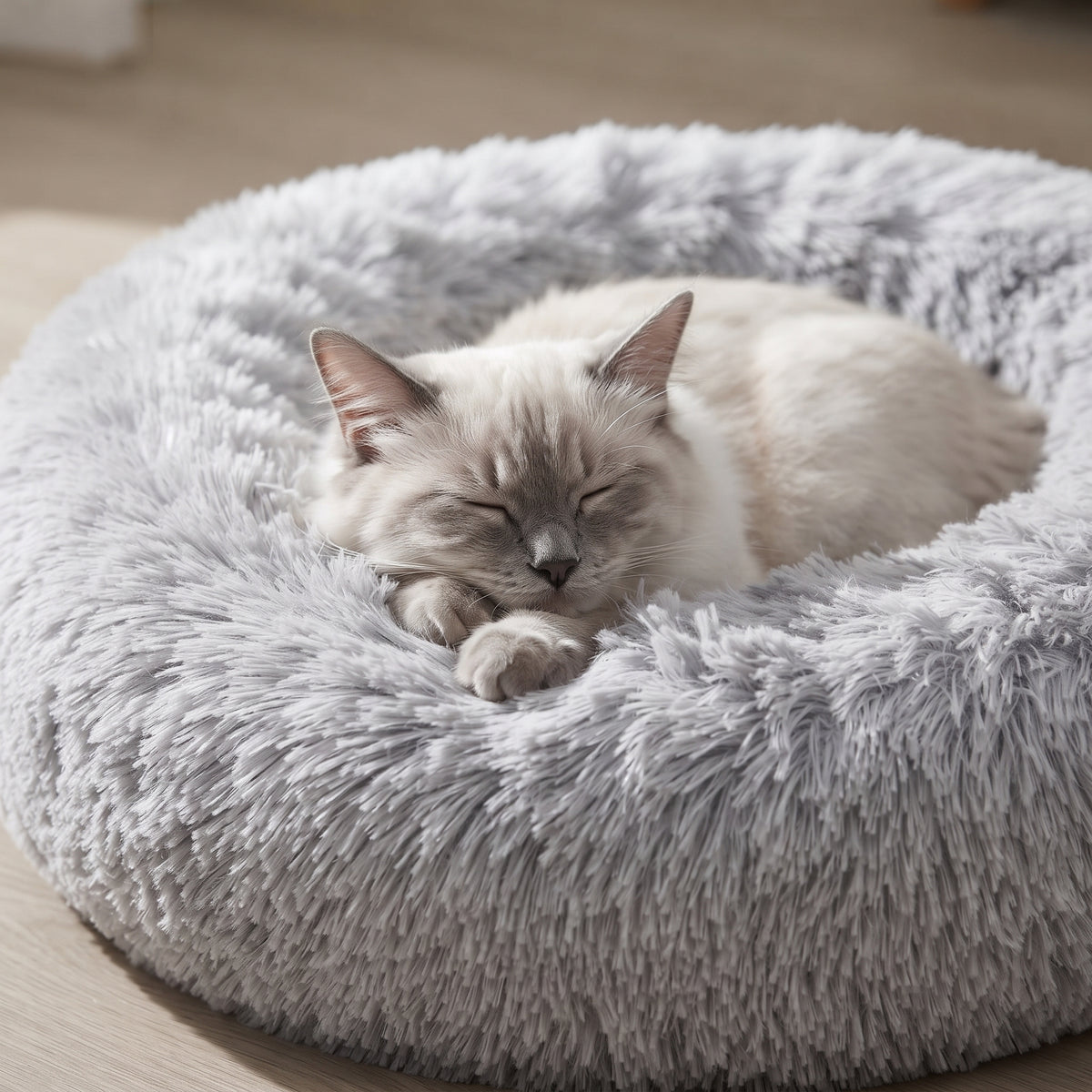 Cama Tipo Donut Para Perros Y Gatos (50 x 50 x 20 cm)