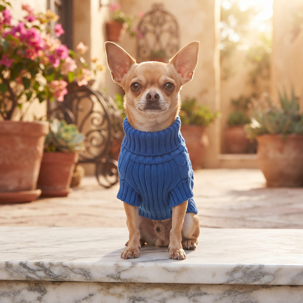 Suéter de Punto Cálido de Invierno para Perros y Cachorros