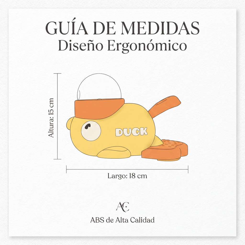 Juguete Interactivo Dispensador de Premios en Forma de Pato para Mascotas