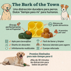 Beneficios del juguete antiestrés y pelota congelable para perros de The Paws Boutique, ideal para distracción duradera y estimulación mental.