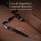 Perro Cinturón De Seguridad, Elástico Ruck Dämp Fung Y Fuerte Mosquetón, Ajustable Perros Correa Alta Seguridad Para Todas Las Razas Perros Y Gatos, Negro