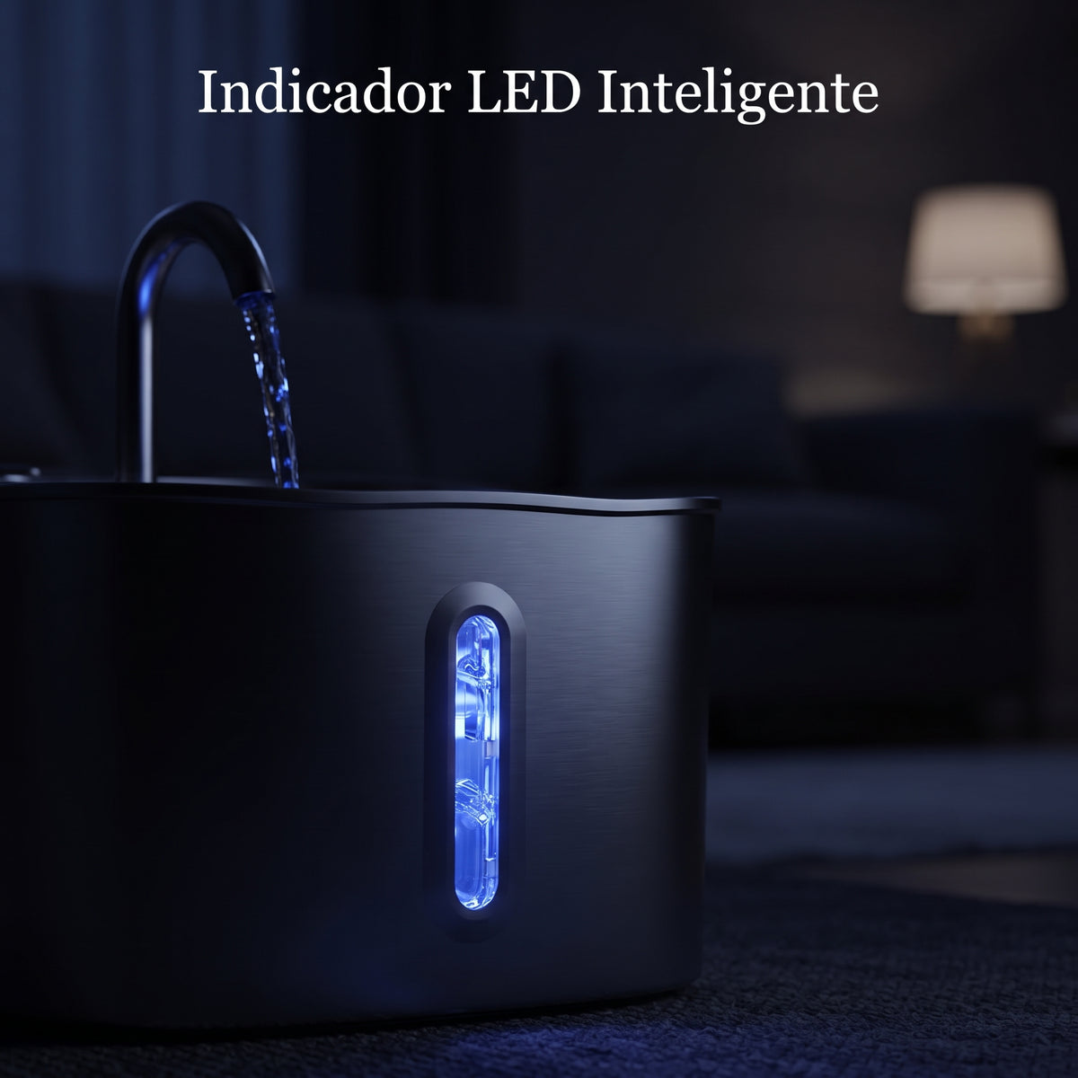 Fuente de Agua Automática en Acero Inoxidable para Gatos | 2.2L