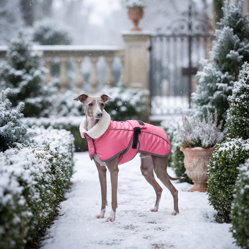 Chaqueta de Invierno Térmica e Impermeable para Perros – Abrigo Acolchado con Forro Polar y Bandas Reflectantes
