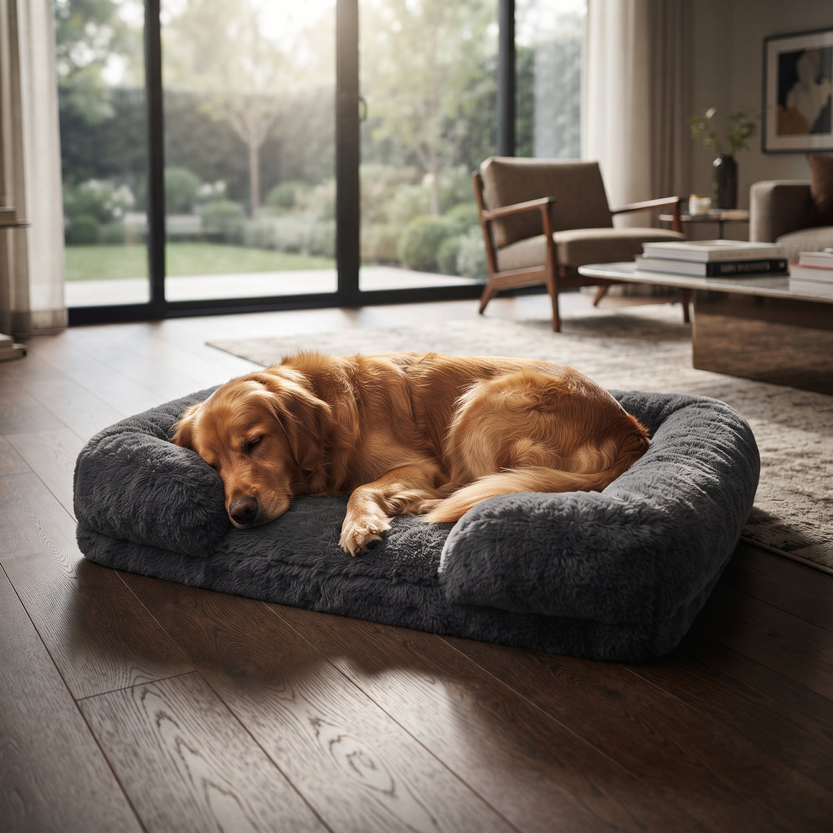 Cama Ortopédica Calmante CloudBed Ortho Plush para Perros