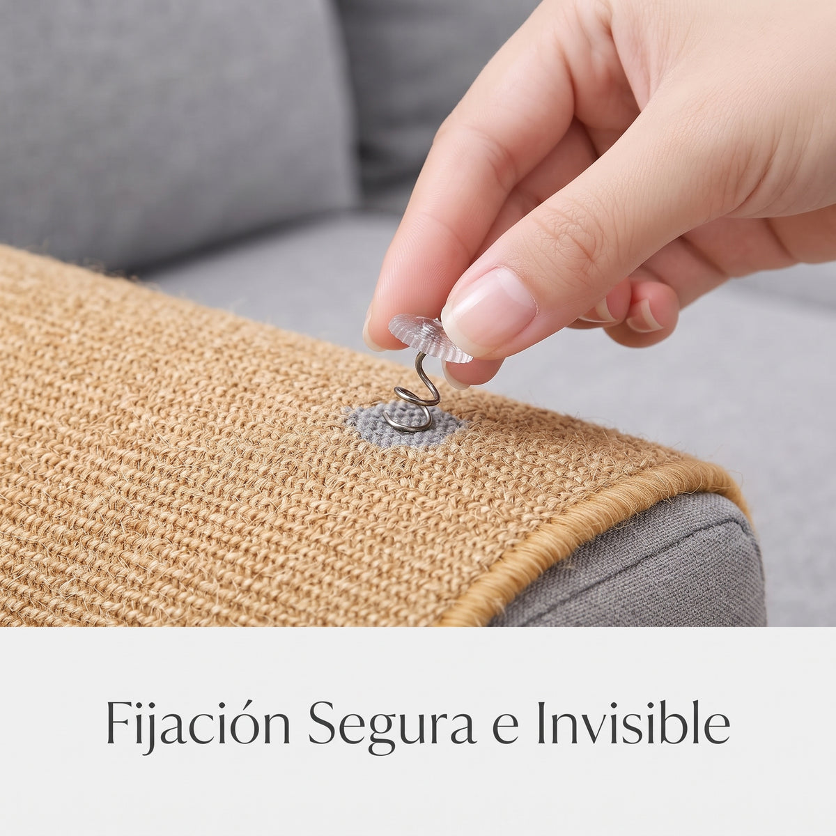 Alfombra Rascador de Sisal Natural para Gatos | Protector de Muebles