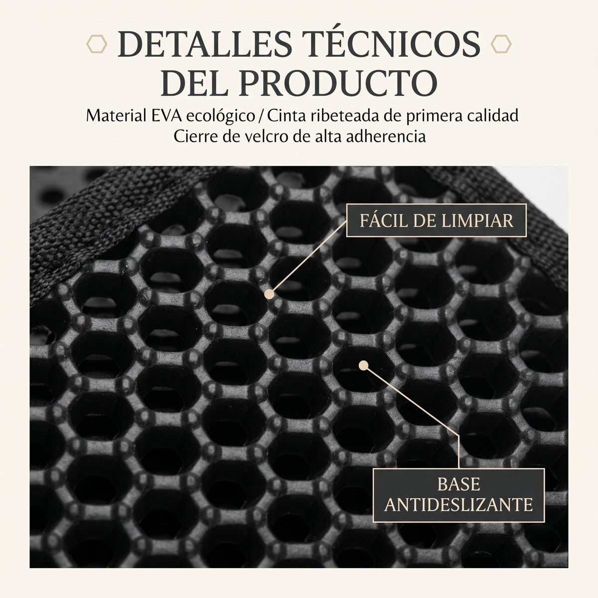 Alfombrilla para Arena de Gatos de Doble Capa EVA (55x75 cm) | Mat Atrapa-Arena Impermeable y Lavable