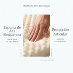 Cama Ortopédica para Perros de Espuma – Funda de Pelo Suave Desenfundable e Impermeable