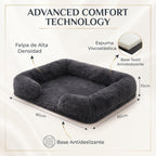 Cama Ortopédica Calmante CloudBed Ortho Plush para Perros