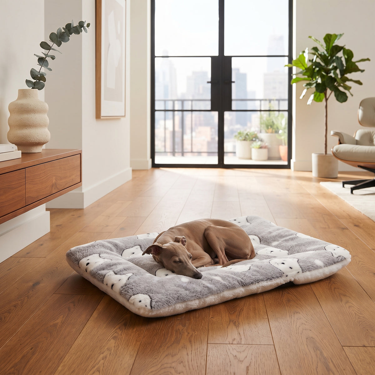 Colchoneta Acolchada de Franela Suave para Perros y Gatos – Manta Térmica Lavable