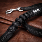 Perro Cinturón De Seguridad, Elástico Ruck Dämp Fung Y Fuerte Mosquetón, Ajustable Perros Correa Alta Seguridad Para Todas Las Razas Perros Y Gatos, Negro