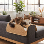 Alfombra Rascador de Sisal Natural para Gatos | Protector de Muebles