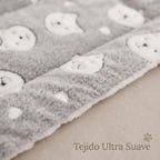 Colchoneta Acolchada de Franela Suave para Perros y Gatos – Manta Térmica Lavable
