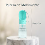 Bebedero Portátil 3 en 1 de 550 ml para Perros y Mascotas