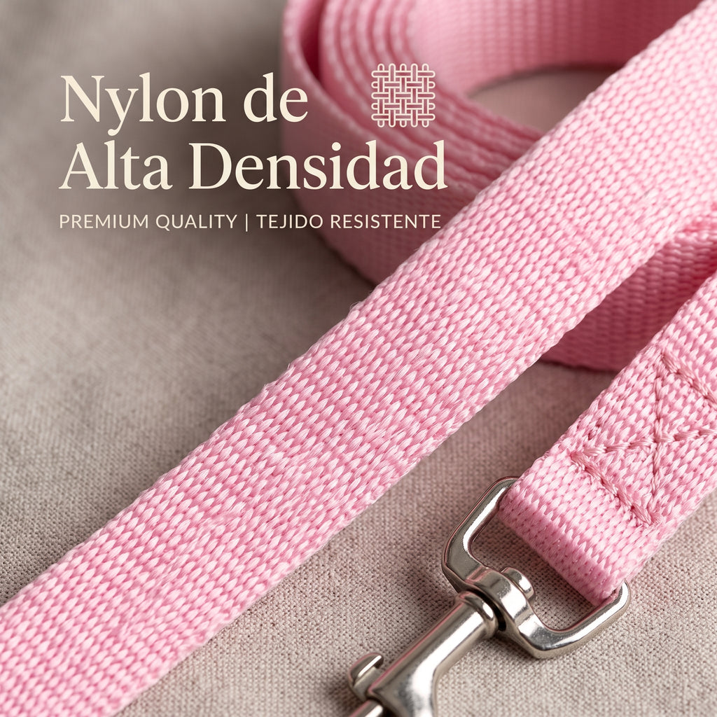 Correa de Nailon Resistente y Colorida de 1.5 cm para Perros