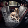 KYG Funda Perros Coche Cubierta De Asiento Para Mascota Impermeable Y Resistente Protector Coche Con Ventana De Malla Visible Y Cremallera Protector Completo Asiento Trasero Y Puertas