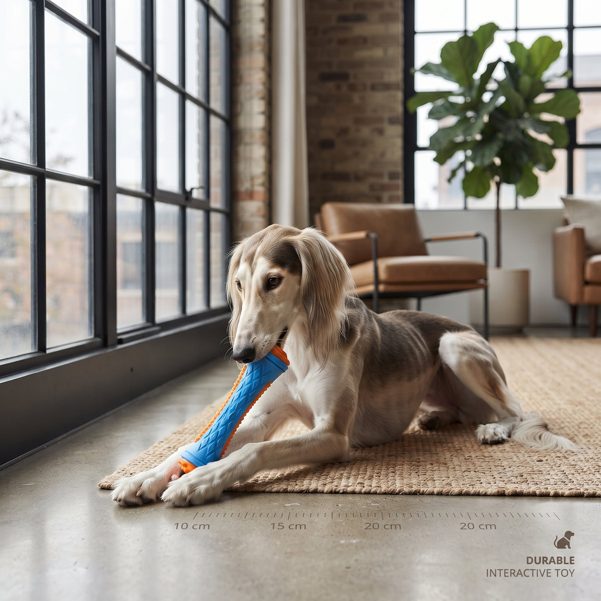 Juguete Mordedor Ultrarresistente de Caucho para Perros | Limpieza Dental