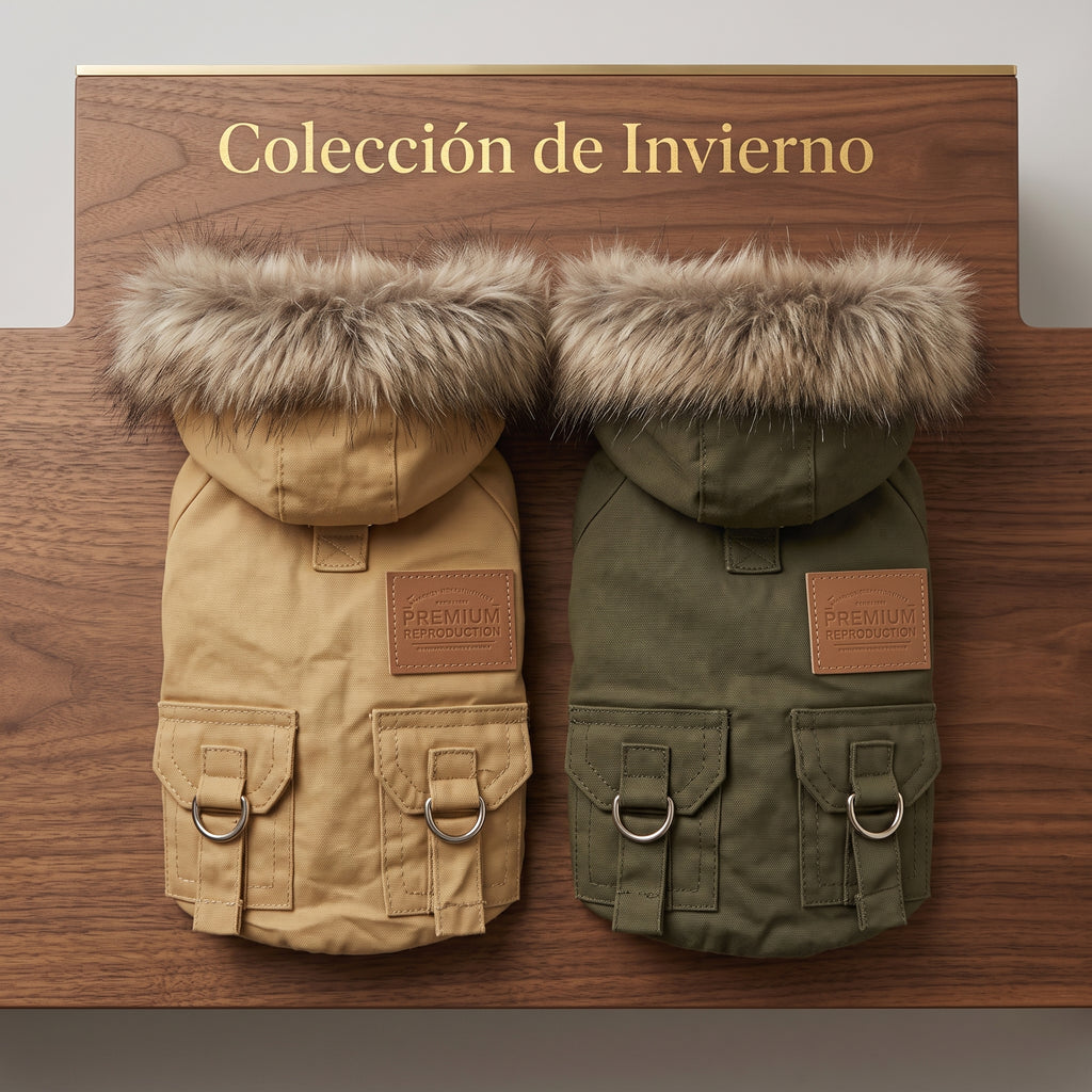 Sudadera con Capucha Acolchada de Invierno para Perros