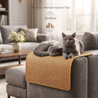 Alfombra Rascador de Sisal Natural para Gatos | Protector de Muebles