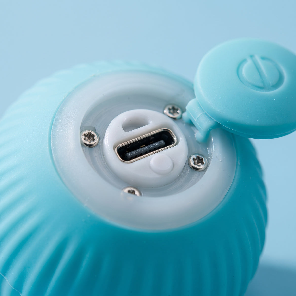 Pelota Interactiva Inteligente para Gatos – Juguete Rodante Automático con Sensor de Obstáculos y Recarga USB