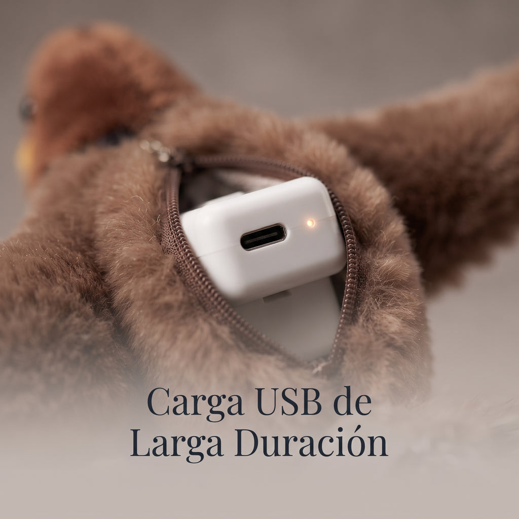 Pájaro Aleteador Interactivo con Catnip y Sonido para Gatos – Recargable por USB