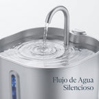 Fuente de Agua Automática en Acero Inoxidable para Gatos | 2.2L