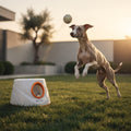 Lanzador Automático de Pelotas de Tenis para Perros – 3 Distancias Ajustables y Batería Recargable